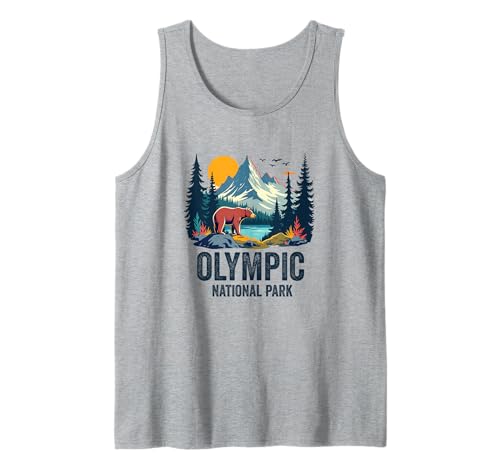 Olympic National Park Washington Souvenir Männer Frauen Tank Top Olympic National Park Washington Souvenir Männer Frauen Tank Top von Olympic National Park Washington