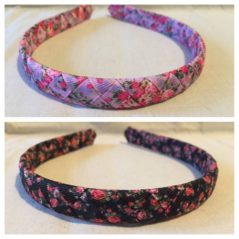 Rosen Print Ripsband Gewebt Haarband | 1/2Inch Haarband Pink Oder Schwarz Rosen Print Ripsband Gewebt Haarband | 1/2Inch Haarband Pink Oder Schwarz von Olyshairbows