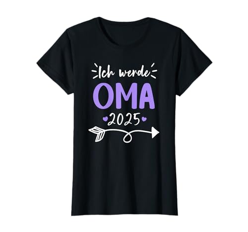 Damen Ich Werde Oma 2025 Schwangerschaft Verkünden T-Shirt Damen Ich Werde Oma 2025 Schwangerschaft Verkünden T-Shirt von Oma 2025 T-Shirt