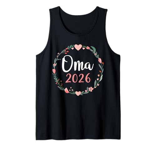 Oma 2026 Baby Verkündung Tank Top von Oma 2026 Baby Verkündung Shop