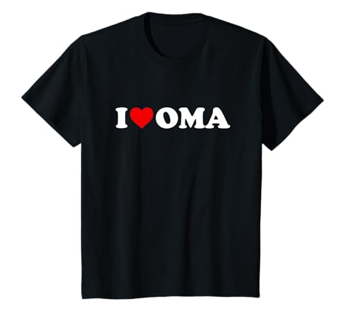I Love Oma Shirt für Jungen, Mädchen, Kleinkinder, Jugendliche T-Shirt I Love Oma Shirt für Jungen, Mädchen, Kleinkinder, Jugendliche T-Shirt von Oma Gifts