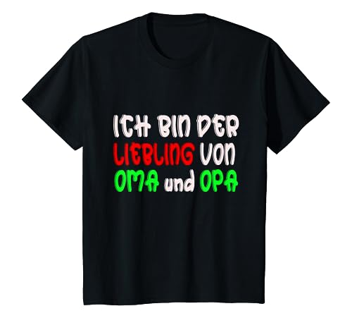 Kinder Omas Liebling Baby Opas Liebling Kinder T-Shirt von Oma & Opa Enkelkind Geschenke