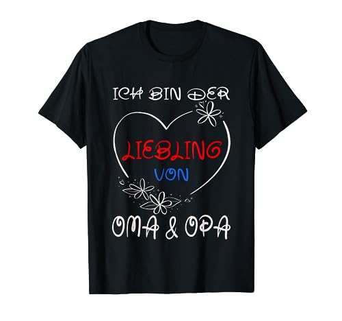 Omas Liebling Baby Opas Liebling Kinder Enkel T-Shirt von Oma & Opa Enkelkind Geschenke