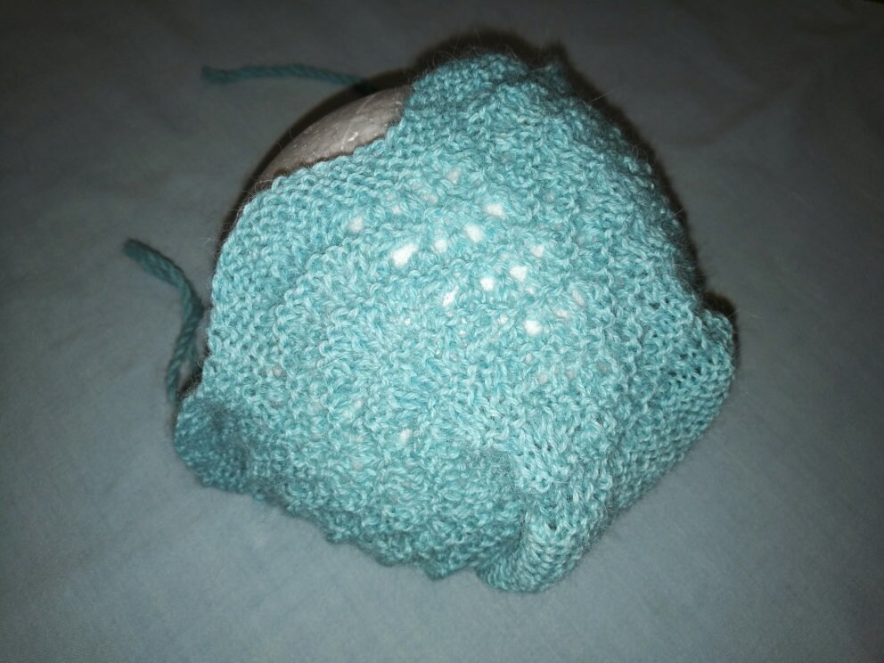 Babymütze 6-12 Monate Handgestrickt von OmaJuttaDE