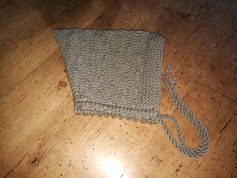 Zwergenmütze 3-6 Monate Taupe von OmaJuttaDE