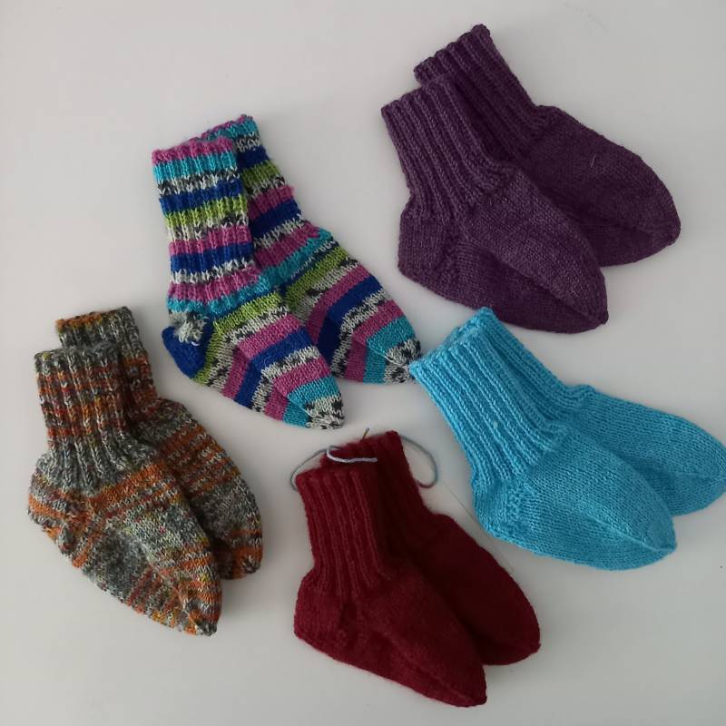 Gestrickte Socken Babysocken Kindersocken Gr. 18/19 Gestrickte Socken Babysocken Kindersocken Gr. 18/19 von OmasSockenWerkstatt