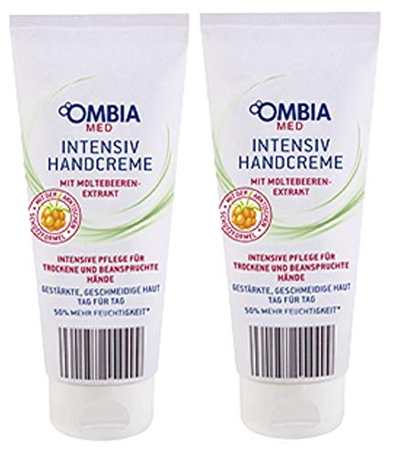Ombia Med Intensiv Handcreme mit Moltebeeren-Extrakt 2er-Pack(2x100ml) von Ombia Med