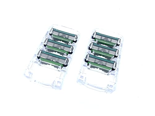 Ombia Men Herren Rasierklingen Ersatzklingen Delta4 Sensitive 6 er Pack von Ombia Med