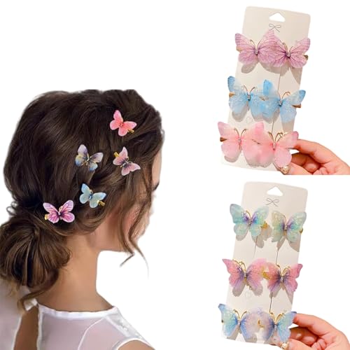 Omeblos Schmetterlings-Haarspangen, 12 Stück, rosa, blau, lila, Schmetterlinge, Clips für Mädchen und Frauen, große Haarklammer für dünnes Haar, niedliche Kopfbedeckung, Geschenke Omeblos Schmetterlings-Haarspangen, 12 Stück, rosa, blau, lila, Schmetterlinge, Clips für Mädchen und Frauen, große Haarklammer für dünnes Haar, niedliche Kopfbedeckung, Geschenke von Omeblos