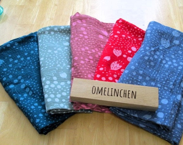 Musselin Loop, Double Gauze Loopschal, Damen von Omelinchen