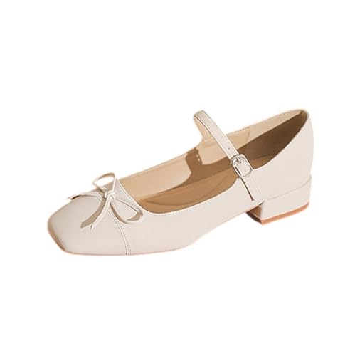 Wide Wide Mary Jane Pumps für zierliche Frauen – Ballerinas mit verstellbaren Knöchelriemen - Cloud-Comfort für schmale Füße – perfekt für Hochzeit, Reisen,Weiß,40 EU Wide Wide Mary Jane Pumps für zierliche Frauen – Ballerinas mit verstellbaren Knöchelriemen - Cloud-Comfort für schmale Füße – perfekt für Hochzeit, Reisen,Weiß,40 EU von Omeslike