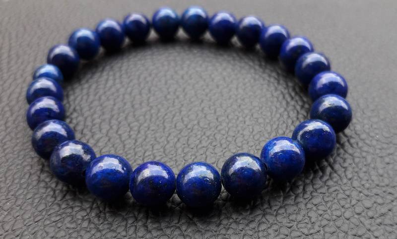 8 Mm Lapis Lazuli Perlen Armband Natürlicher Edelstein Yoga Schmuck 8 Mm Lapis Lazuli Perlen Armband Natürlicher Edelstein Yoga Schmuck von OmganpatiCrafts