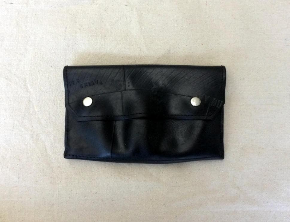 Dehnbare #2 - Schwarze Brieftasche Aus Recyceltem Gummi Made in Usa Dehnbare #2 - Schwarze Brieftasche Aus Recyceltem Gummi Made in Usa von Omnimonger