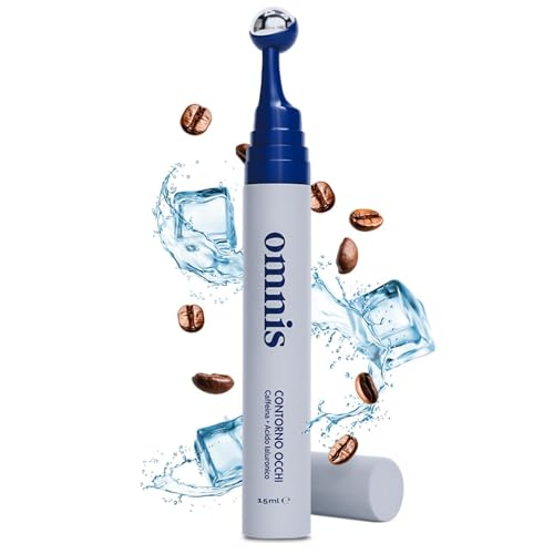 Omnis Uomo Augenpflege für Herren – Creme gegen Tränensäcke, Augenringe und Falten mit Hyaluronsäure, Koffein und Argylerin – Behandlung für frischen und erholten Blick – 15 ml (Augenkontur) von Omnis Uomo