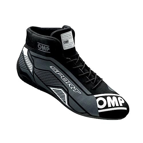 Omp Unisex Sport Stiefel My2022 Schwarz/Weiß, Fia 8856-2018 Bootsschuh, Standard, Größe 44 EU von OMP
