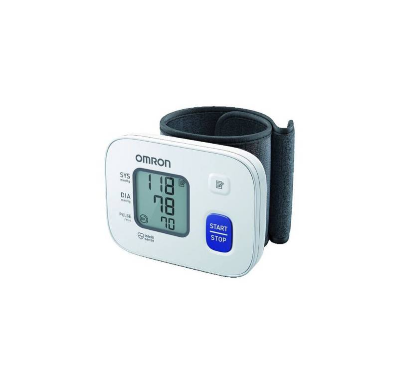 Omron Blutdruckmessgerät Blutdruckmessgerät RS2, Sehr genaue Messwerte von Omron