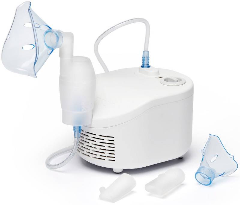 Omron Inhalationsgerät X101 Easy zur effektiven Behandlung von Atemwegserkrankungen, 9-tlg., für Erwachsene & Kinder, zur Behandlung der unteren & oberen Atemwege von Omron