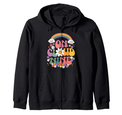 On Cloud Nine Geburtstagsshirt für Mädchen zum 9. Geburtstag, lustiges Retro-Design Kapuzenjacke On Cloud Nine Geburtstagsshirt für Mädchen zum 9. Geburtstag, lustiges Retro-Design Kapuzenjacke von On Cloud NINE BIRTHDAY SHIRT 9th Birthday Girl.