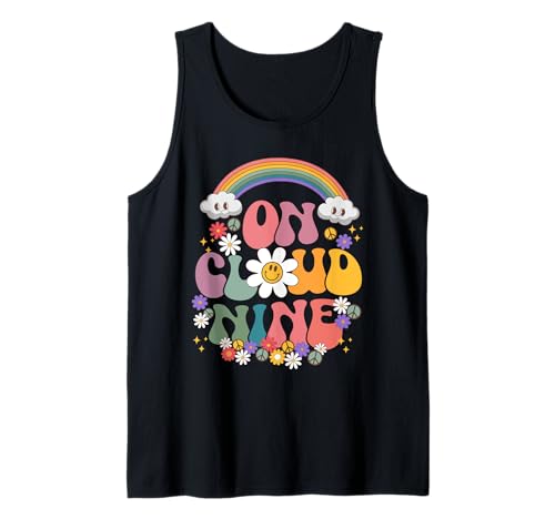 On Cloud Nine Geburtstagsshirt für Mädchen zum 9. Geburtstag, lustiges Retro-Design Tank Top On Cloud Nine Geburtstagsshirt für Mädchen zum 9. Geburtstag, lustiges Retro-Design Tank Top von On Cloud NINE BIRTHDAY SHIRT 9th Birthday Girl.