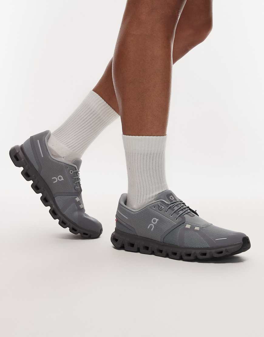 ON - Cloud 6 - All-Day-Sneaker in Grau und Eclipse von On Running