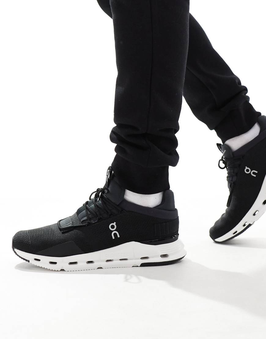 ON - Cloudnova - All-Day-Sneaker in Schwarz-Weiß von On Running