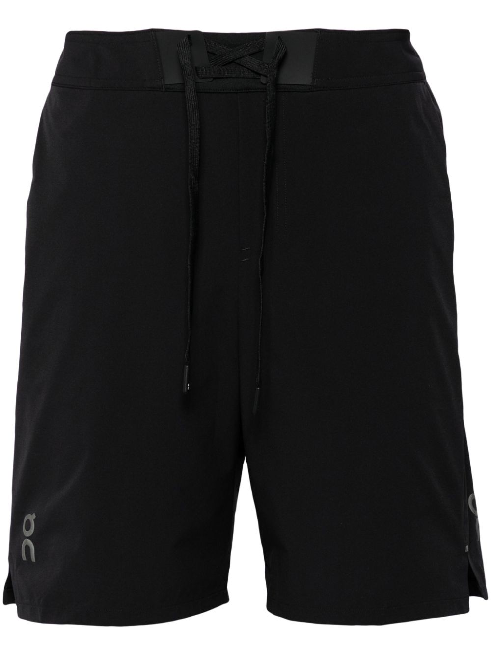 On Running logo-print running shorts - Schwarz von On Running