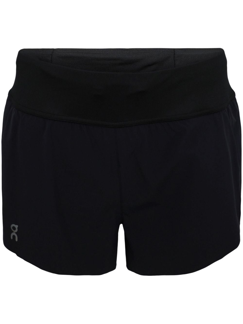 On Running Lauf-Shorts mit Logo-Print - Schwarz von On Running