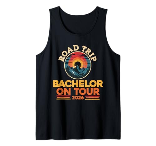 Herren JUNGGESELLEN AUF Tournee 2026 Roadtrip Tank Top Herren JUNGGESELLEN AUF Tournee 2026 Roadtrip Tank Top von On Tour Road Trip Lip Apparel