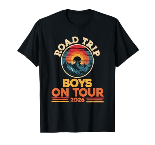 Jungen auf Tour 2026 Roadtrip T-Shirt Jungen auf Tour 2026 Roadtrip T-Shirt von On Tour Road Trip Lip Apparel