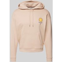 On Vacation Hoodie mit Label-Print Modell 'Another Day in Paradise' in Beige, Größe XL von On Vacation