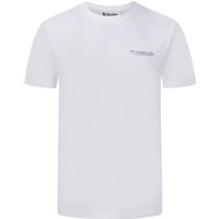 On Vacation T-Shirt aus Bio-Baumwolle mit Santorin-Motiv auf Rückenseite On Vacation T-Shirt aus Bio-Baumwolle mit Santorin-Motiv auf Rückenseite von On Vacation