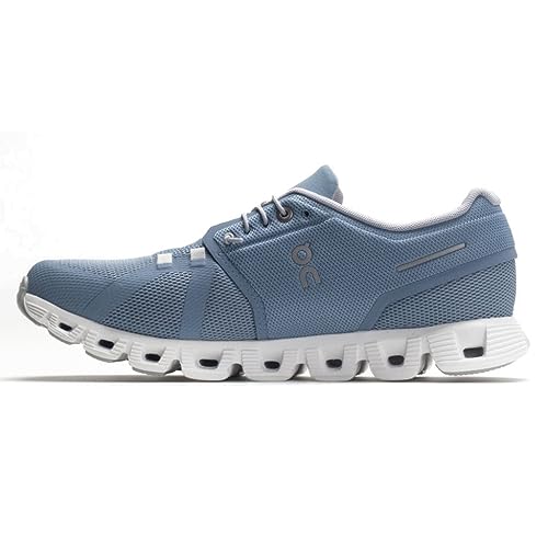 ON Herren Cloud 5 Sneaker, Chambray Weiß, 45 EU von On