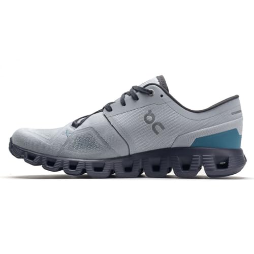 On Running Herren Cloud X 3 Sneaker, Glacier Iron, 47 EU von On Running