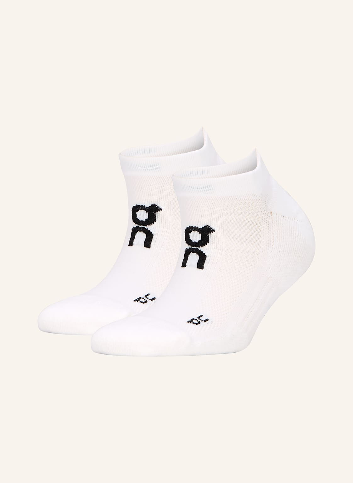 On 2er-Pack Laufsocken Core Run Sock Low weiss von On