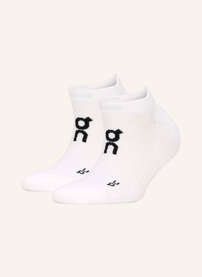 On 2er-Pack Laufsocken Core Run Sock Low weiss von On