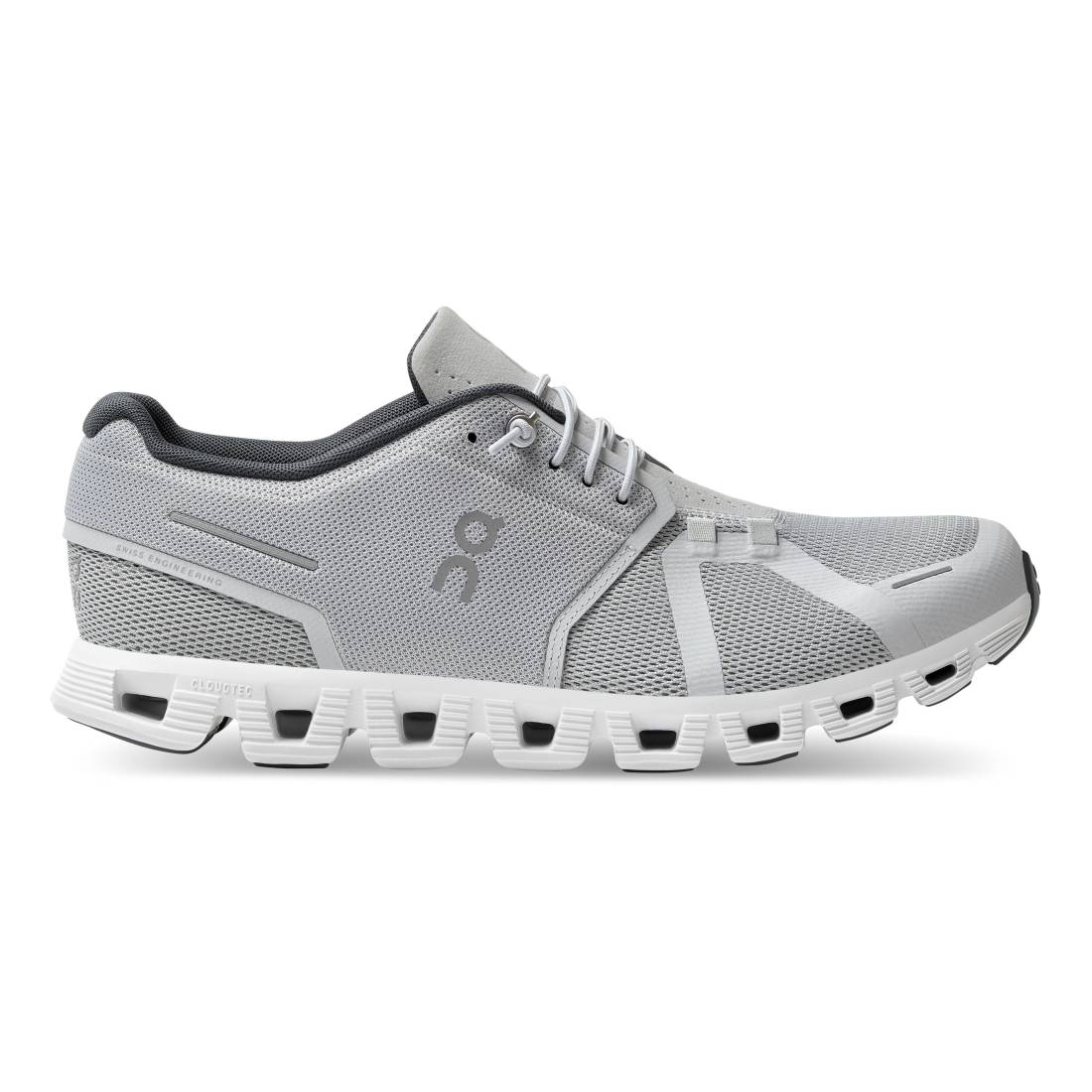 On CLOUD 5 Herren Laufschuhe glacier-white Gr. 46 von On