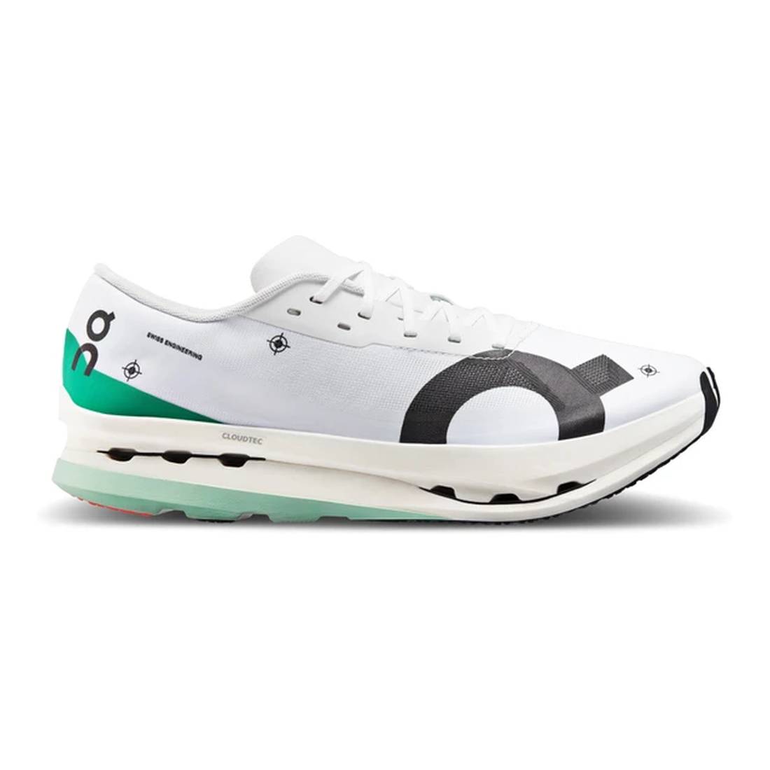 On CLOUDBOOM ECHO 3 Damen Laufschuhe white | mint Gr. 37,5 von On