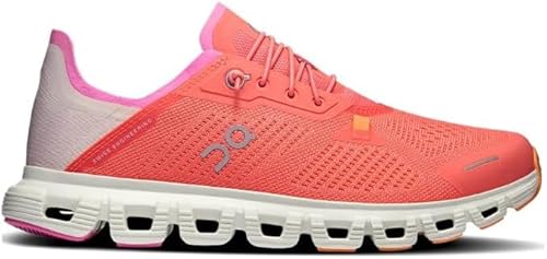 On Cloud 6 Coast Damen-Sneaker, Lachs/Perle, 40.5 EU von On