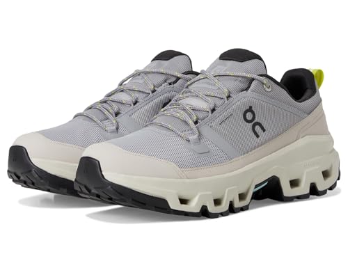 On Clouddrock Low Damen-Sneaker, wasserdicht, Legierung/Eis, 42.5 EU von On