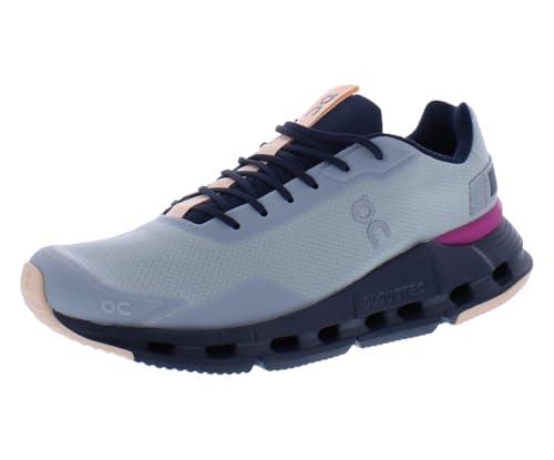 On Cloudnova Damen-Sneaker, Glacier/Aurora-Grau, 40.5 EU von On