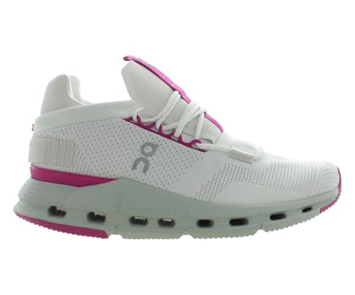 On Cloudnova Damen-Sneaker, Ungefärbtes Weiß | Carnati on, 42.5 EU von On
