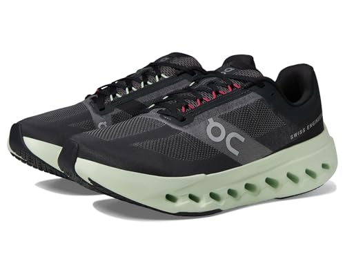 On Cloudsurfer Next Sneaker für Damen, Schwarz/Lima, 40.5 EU von On