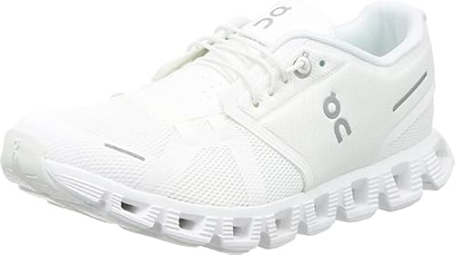 On Herren Cloud 5 Textile Synthetic All White Trainer 44 EU von On