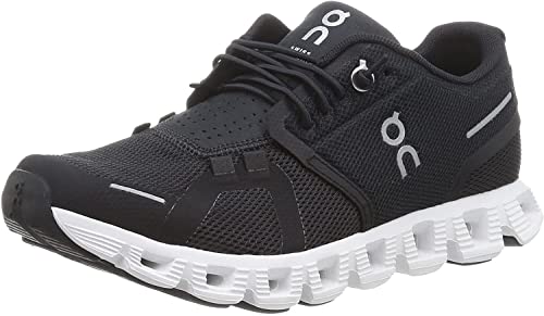On Herren Cloud 5 Textile Synthetic Black White Trainer 42 EU von On