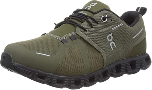 On Herren Cloud 5 Waterproof Textile Synthetic Olive Black Trainer 41 EU von On