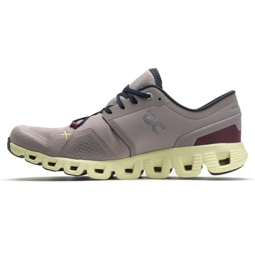 On Herren Cloud X 3 Textile Synthetic Fog Hay Trainer 43 EU von On