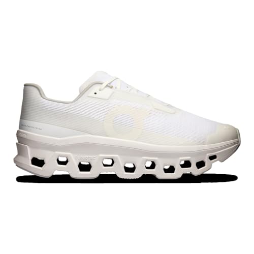 On Cloudmonster Void Herren-Sneaker, Komplett weiß, 44.5 EU von On
