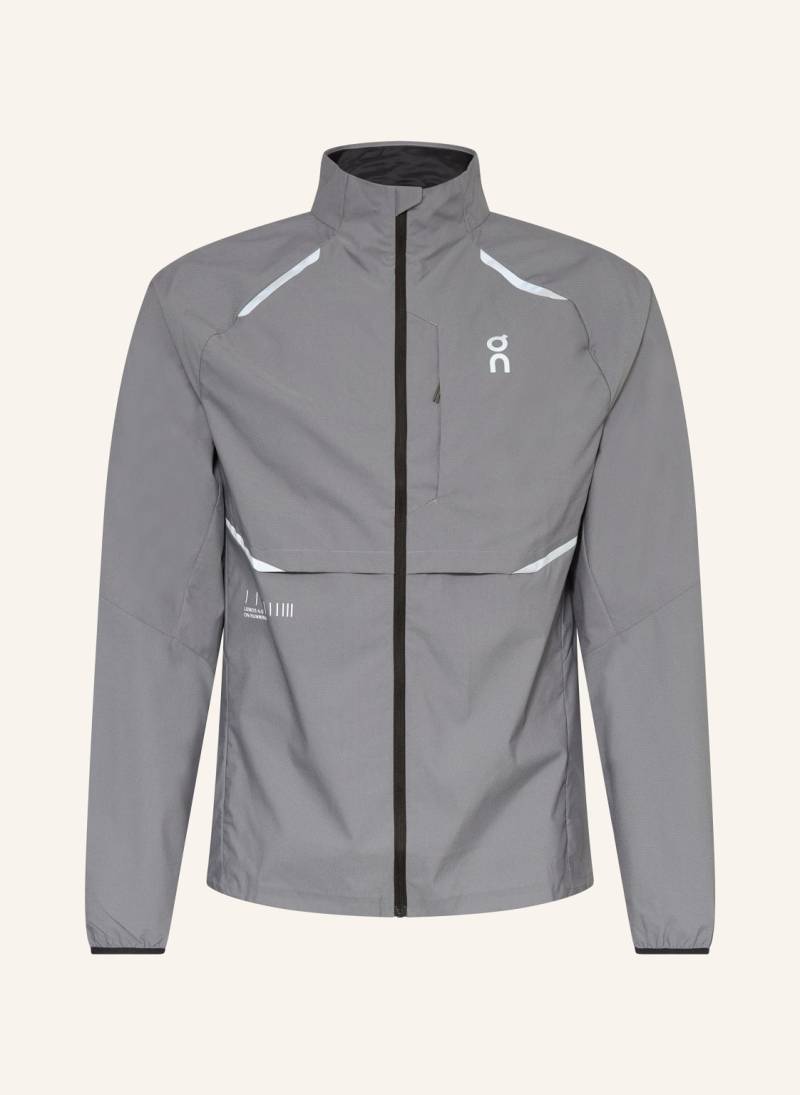 On Laufjacke Weather Lumos grau von On