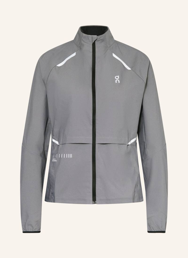 On Laufjacke Weather Lumos grau von On