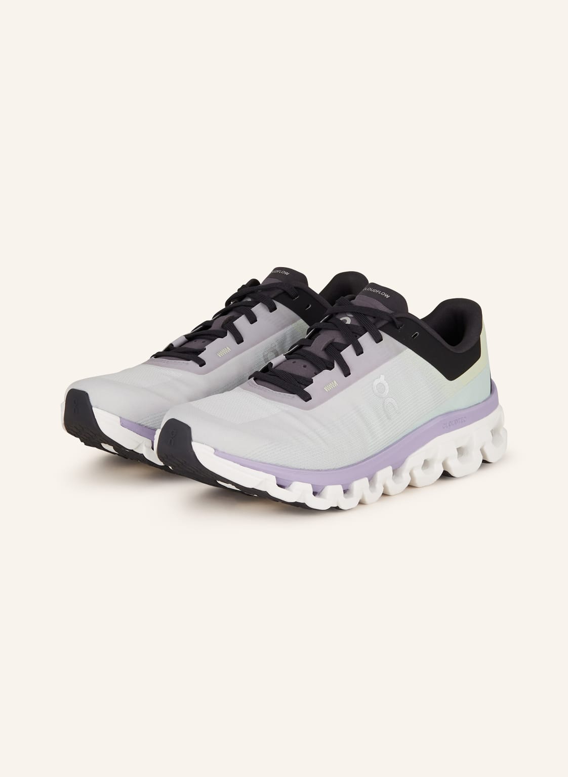 On Laufschuhe Cloudflow 4 gruen von On